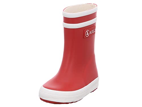 Aigle Unisex-Kinder Baby Flac Gummistiefel, Rot (Rouge New), 21 EU