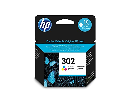 Bündeln Hp 302 Farbe Druckerpatrone F6U65AE für HP Officejet mit Navyred 10