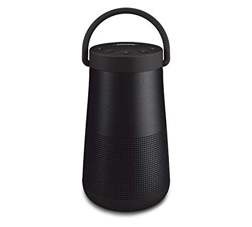 Bose SoundLink Revolve+ (Serie II) Tragbarer Bluetooth-Lautsprecher, kabelloser, wasserabweisender Lautsprecher mit langlebiger Batterie, Schwarz