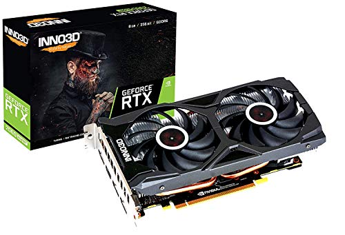 Inno3D GeForce RTX 2060 Super Twin x2 OC, 8192 MB GDDR6, N206S2-08D6X-1710VA15L