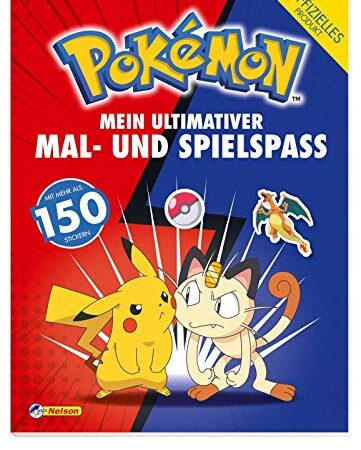 Pokémon: Mein ultimativer Spiel- und Malspaß: Mit mehr als 150 Stickern!