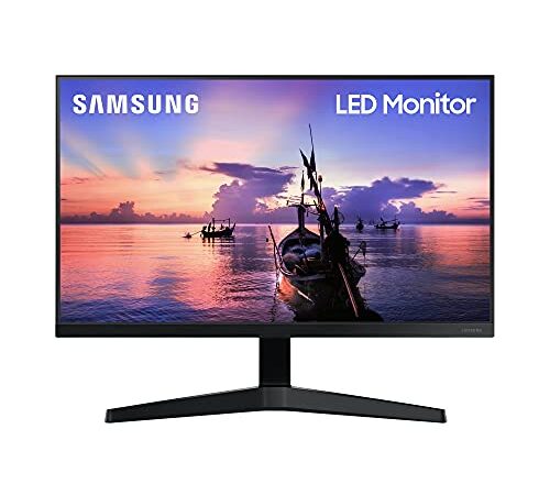 Samsung Full HD Monitor F24T352FHR, 24 Zoll, IPS-Panel, Full HD-Auflösung, AMD FreeSync, Reaktionszeit 5 ms, 75 Hz Bildwiederholrate, Dark Blue