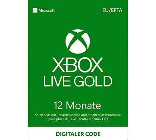 Xbox Live Gold Mitgliedschaft | 12 Monate | Xbox Live Download Code