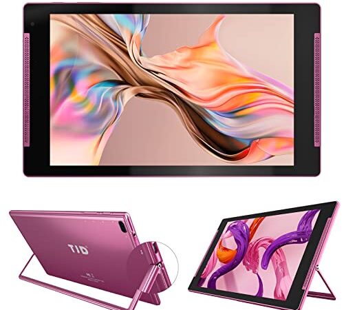 10.1 Zoll Tablet, Android 10 Tablet PC mit Ständer, Quad Core Prozessor, Google GMS, 2GB RAM, 32GB ROM(512GB erweiterbar), 1280 x 800 FHD/8MP Rückkamera/6000mAH Akku/Bluetooth 4.0/ Wi-Fi