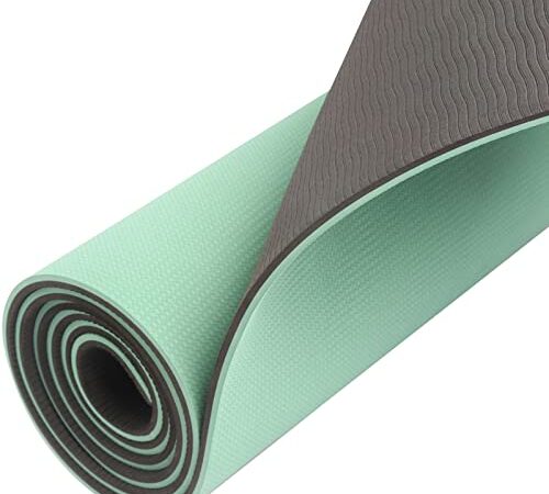 Amazon Brand – Eono Yogamatte rutschfest Gymnastikmatte Sportmatte Fitnessmatte Yoga Matte Sport Joga Matten Turnmatte Kinder Mint