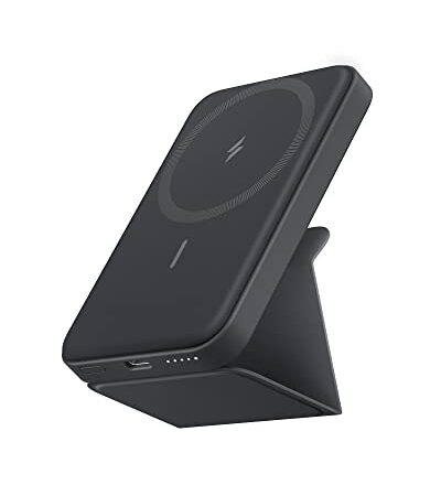 Anker 622 Magnetische Kabellose Powerbank (MagGo), 5000mAh Einklappbare Magnetische Powerbank mit USB-C für iPhone 13 und 12