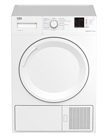 Beko DS7512PA Kondenstrockner mit Wärmepumpentechnologie/7 kg/A+++(10% sparsamer als A++)/Elektronische Feuchtemessung, Weiß