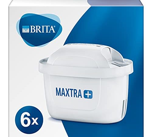 BRITA Wasserfilter-Kartusche MAXTRA+ 6er Pack – Kartuschen für alle BRITA Wasserfilter zur Reduzierung von Kalk, Chlor & geschmacksstörenden Stoffen im Leitungswasser