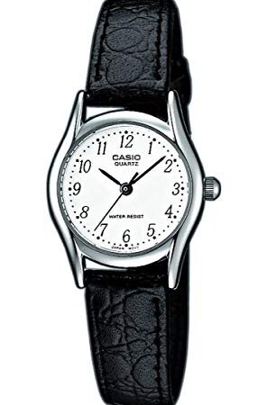 Casio Damen Analog Quarz mit Leder Armbanduhr LTP1154PE7BEF