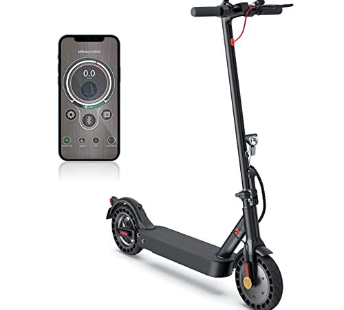 E Scooter mit Straßenzulassung Max 40km Reichweite, MAX Electric Scooter | bis 120kg | 20km/h ABE Elektro Scooter 10 Zoll Wabenreifen Elektroroller |Faltbarer E Roller für Pendeln