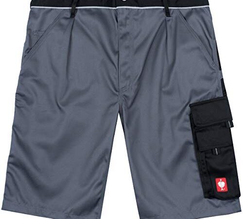 Engelbert Strauss Herren Arbeitsshorts e.s.Image, Farbe:grau/schwarz, Größe:48