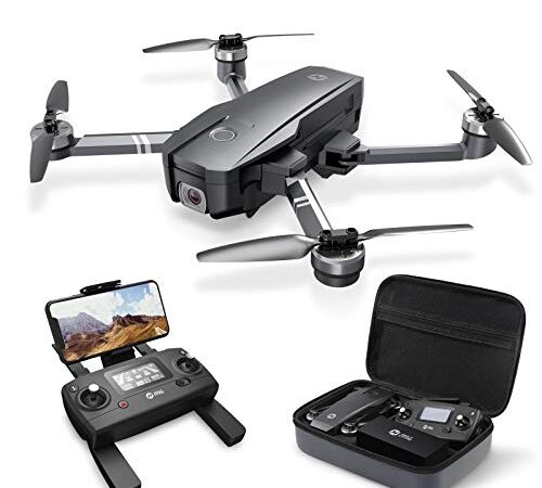 HOLY STONE HS720 Faltbare GPS Drohne mit 4K Kamera Full-HD Live Übertragung,RC Quadcopter mit bürstenloser Motor,26 Min. Lange Flugzeit,Follow Me,5G WLAN FPV,Handy gesteuert inkl. Koffer für Anfänger