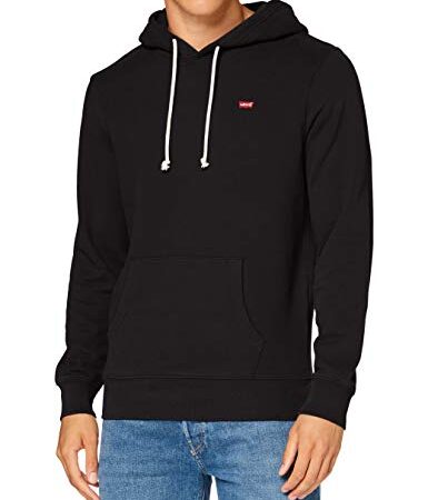 Levi's Herren Hoodie Hooded Sweatshirt, Mineral Black, L