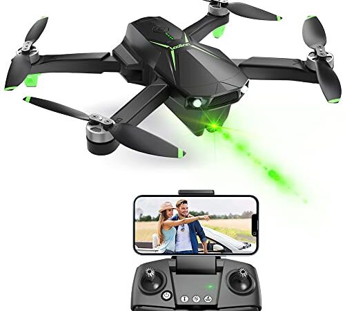 Loolinn | Drohne GPS - Unter 250 Gramm, GPS Intelligenter Rückflug, Bürstenlose Motoren, Intelligente Folgefunktion - Quadrocopter Drohne mit Kamera Full HD 1080p für Einsteiger ab 14 Jahren