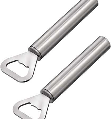 MATO Edelstahl Kapselheber Flaschenöffner Flaschen Öffner Kapsel Heber (2 - Pack)