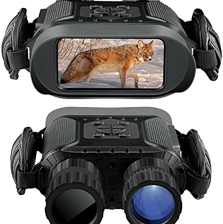 Nachtsichtgerät,Dowesyeen IR Nachtsichtbrille Digitale Infrarot-Fernglas Kamera 4" TFT HD LCD WiFi, 1280P Video, 400m Sichtweite für Dunkelheit, 5X Digitalzoom zum Aufspüren, für Jäger / Outdoor