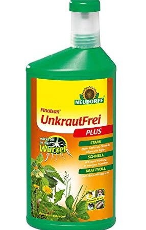 Neudorff Finalsan Konzentrat Unkraut Frei Plus 1 Liter - biologisch abbaubar & nicht bienengefährlich