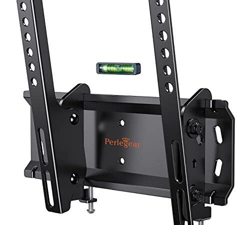 Perlegear TV Wandhalterung für 13-42 Zoll TV, Neigbare Fernseher Wandhalterung bis zu 25kg, TV Halterung Max.VESA 200×200mm