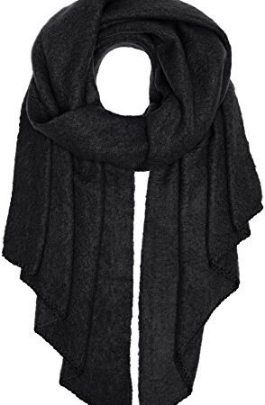 PIECES Damen Pcpyron Long Scarf Noos Schal, Schwarz, Einheitsgröße EU