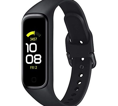 Samsung Galaxy Fit2 , 1,1 Zoll AMOLED Farbdisplay, Fitnessarmband, wasserdichte Fitnessuhr, bis zu 21 Tage Akkulaufzeit, Schlafanalyse, Schwarz (Deutche Version)