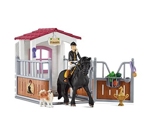 schleich 42437 Pferdebox mit Horse Club Tori & Princess, für Kinder ab 5 Jahren, Horse Club - Spielset