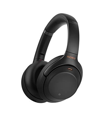 Sony WH-1000XM3 kabellose Bluetooth Noise Cancelling Kopfhörer (30h Akku, Touch Sensor, Headphones Connect App, Schnellladefunktion, Amazon Alexa, wireless) Schwarz, 1.5 m USB Kabel