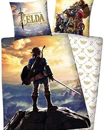 The Legend of Zelda Breath of The Wild Unisex Bettwäsche Multicolor 100% Baumwolle Gaming