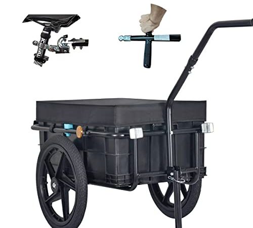 TIGGO Lastenanhänger & Handwagen Fahrradanhänger Anhänger Transportanhänger 20315 70 Liter