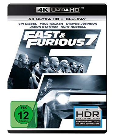 Fast & Furious 7 - Extended Version (4K Ultra-HD) (+ BR) [Blu-ray]