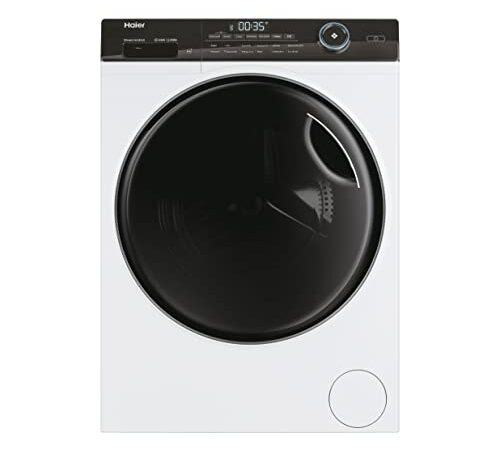 Haier I-PRO SERIE 5 HW90-B14TEAM5 Waschmaschine / 9 kg/A - beste Effizienz/Direct Motion Motor - absolut leise/Smart Home - Wi-Fi & hOn App/XL-Trommel/Refresh-Dampfprogramm/ABT, Weiß