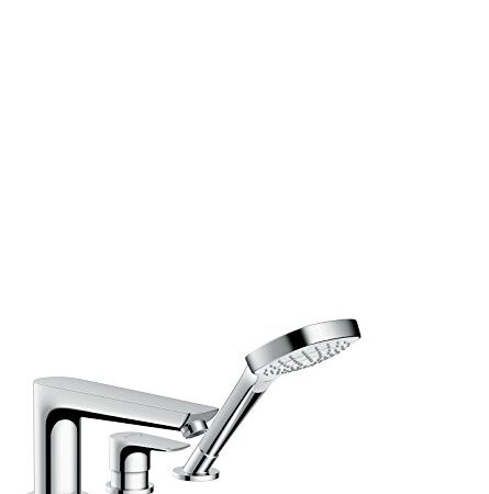 hansgrohe Talis E 3-Loch Wannenrandarmatur inkl. Duschkopf, Chrom