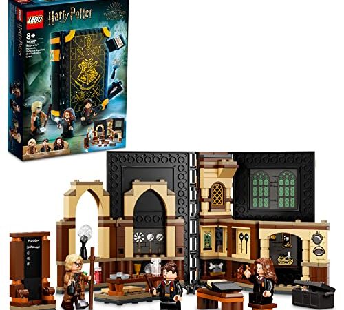 LEGO 76397 Harry Potter Hogwarts Moment: Verteidigungsunterricht, Spielzeug-Buch mit Minifiguren, ideal als Reisespiel oder Geschenk