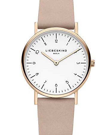 Liebeskind Berlin Damen Analog Quarz Uhr mit Leder Armband LT-0166-LQ