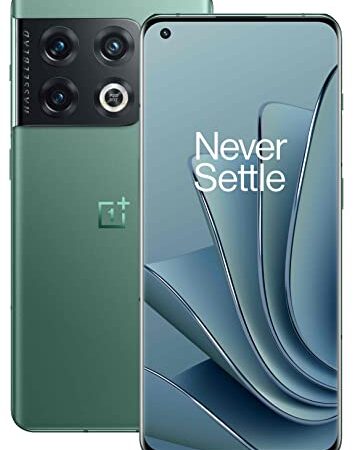 OnePlus Smartphone 10 Pro 5G 12 GB RAM, 256 GB, ohne SIM-Karte, mit Hasselblad Kamera der 2. Generation für Handys, Grün (Emerald Forest)