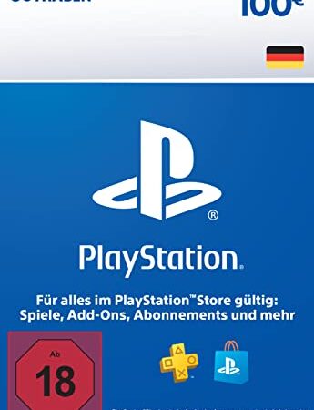 PlayStation Store Guthaben 100 EUR | PSN Deutsches Konto | PS5/PS4 Download Code