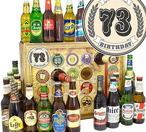 73. Jubiläumsgeschenk - Bier 2019 Weihnachtskalener - Bier aus aller Welt 24x