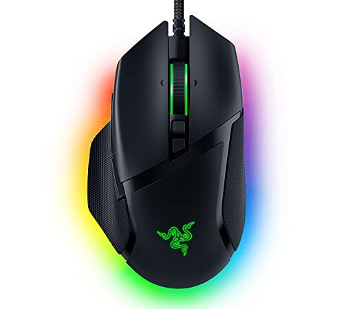 Razer Basilisk V3 - Kabelgebundene, anpassbare Gaming Maus mit Chroma RGB für PC / Mac (10+1 programmierbare Tasten, neigbares HyperScroll Mausrad, ergonomisches Design) Schwarz