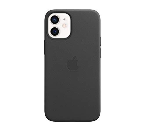 Apple Leder Case mit MagSafe (für iPhone 12 Mini) - Schwarz - 5.4 Zoll