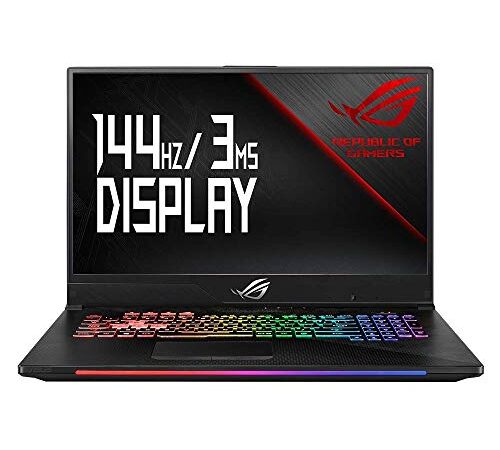 ASUS ROG Strix Scar II GL704GW (90NR00M1-M01530) 43,9cm (17,3 Zoll, FHD, 144Hz/3ms, Matt) Gaming (Intel i7-8750H, 16GB RAM, 512GB SSD, NVIDIA RTX 2070 (8GB), Windows 10) Gunmetal (Generalüberholt)