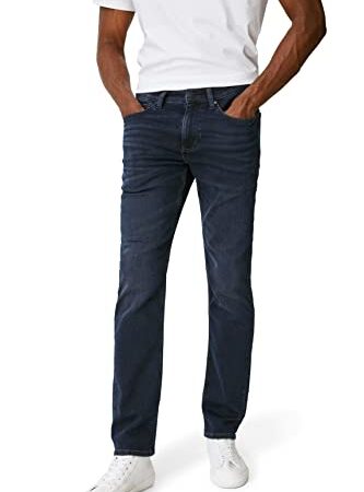 C&A Herren 5-Pocket Jeans Casual Slim Stretch|Baumwolle|Denim Jeans-dunkelblau W38 L32