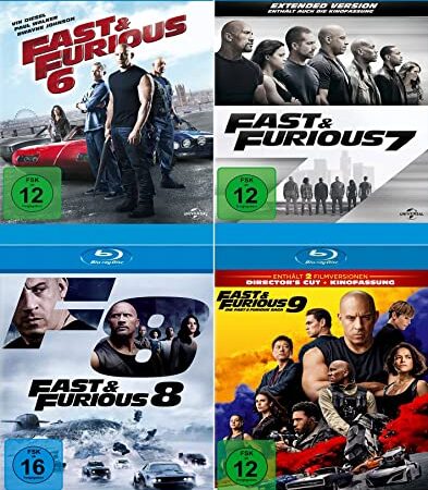 Fast and the Furious 6-9 Bundle (Tedil 6+7+8+9) [Blu-ray]