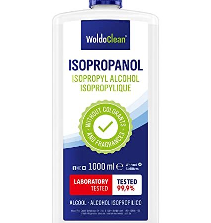 Isopropanol Alkohol 99,9% Reiniger und Entfetter - 1.000ml zum Reinigen und Entfetten