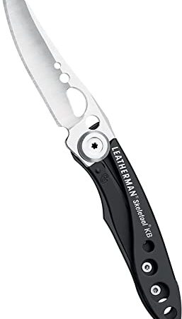 LEATHERMAN - Skeletool KB Multifunktionsmesser, klein, leicht und kompakt, Schwarz