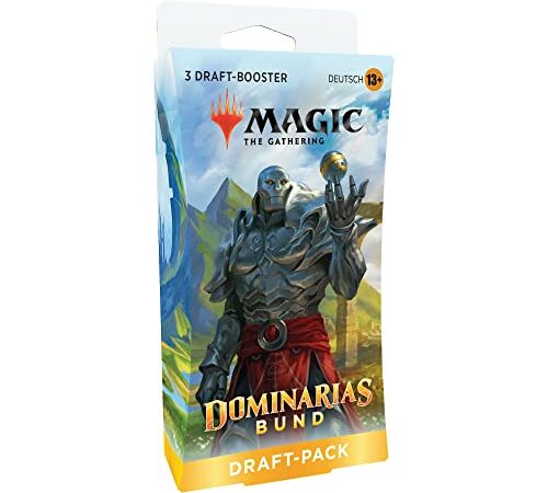 Magic the Gathering Dominaria 3-Booster-Draft-Pack (Deutsche Version), Multi, D07021000