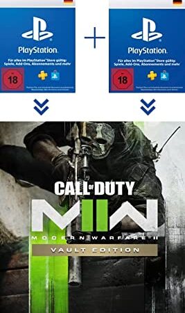 PlayStation Store Guthaben 110 EUR für Call of Duty Modern Warfare II | Vault Edition | PS4/PS5 Download Code - deutsches Konto