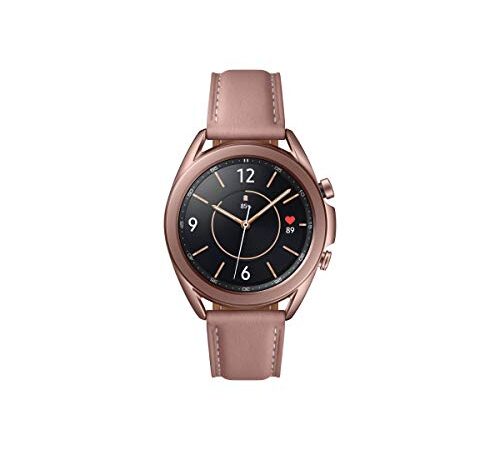 Samsung Galaxy Watch 3, Runde Bluetooth Smartwatch für Android, drehbare Lünette, Fitnessuhr, Fitness-Tracker, 41 mm, Mystic Bronze. 36 Monate Herstellergarantie (Deutche Version)[Exkl. bei Amazon]