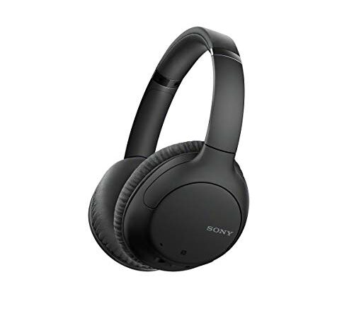 Sony WH-CH710N kabellose Bluetooth Noise Cancelling Kopfhörer (bis zu 35 Stunden Akkulaufzeit, Around-Ear-Style, Freisprecheinrichtung, Headset mit Mikrofon, wireless) Schwarz