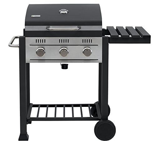 tepro Gasgrill Toronto, 3 Edelstahl-Brenner je ca. 3,0 cmkW, Grillfläche: ca. 56 x 41,5 cm