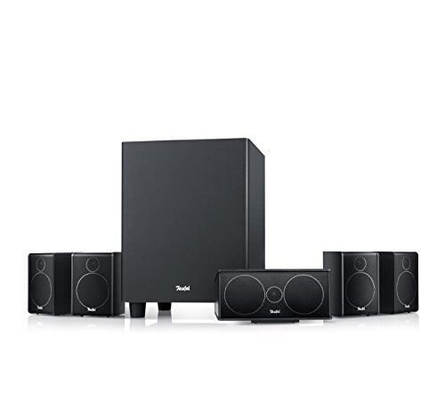 Teufel Consono 25 Mk3 5.1-Set Schwarz Heimkino Lautsprecher 5.1 Soundanlage Kino Raumklang Surround Subwoofer Movie High-End HiFi Speaker