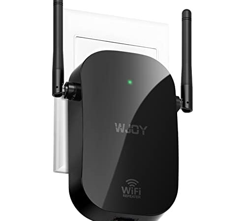 WJOY WLAN Repeater, WLAN verstärker-1200Mbit/s (5G&2.4GHz) Dual-Band WiFi Extender, 360° No Dead-End Coverage, Ethernet Port, Router/AP/Repeater Modus für jedes WiFi Gerät